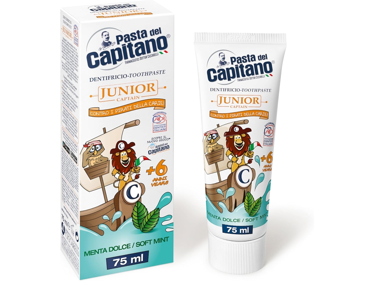 PASTA DEL CAPITANO DENTIFRICIO75ML MENTA RT13213 $