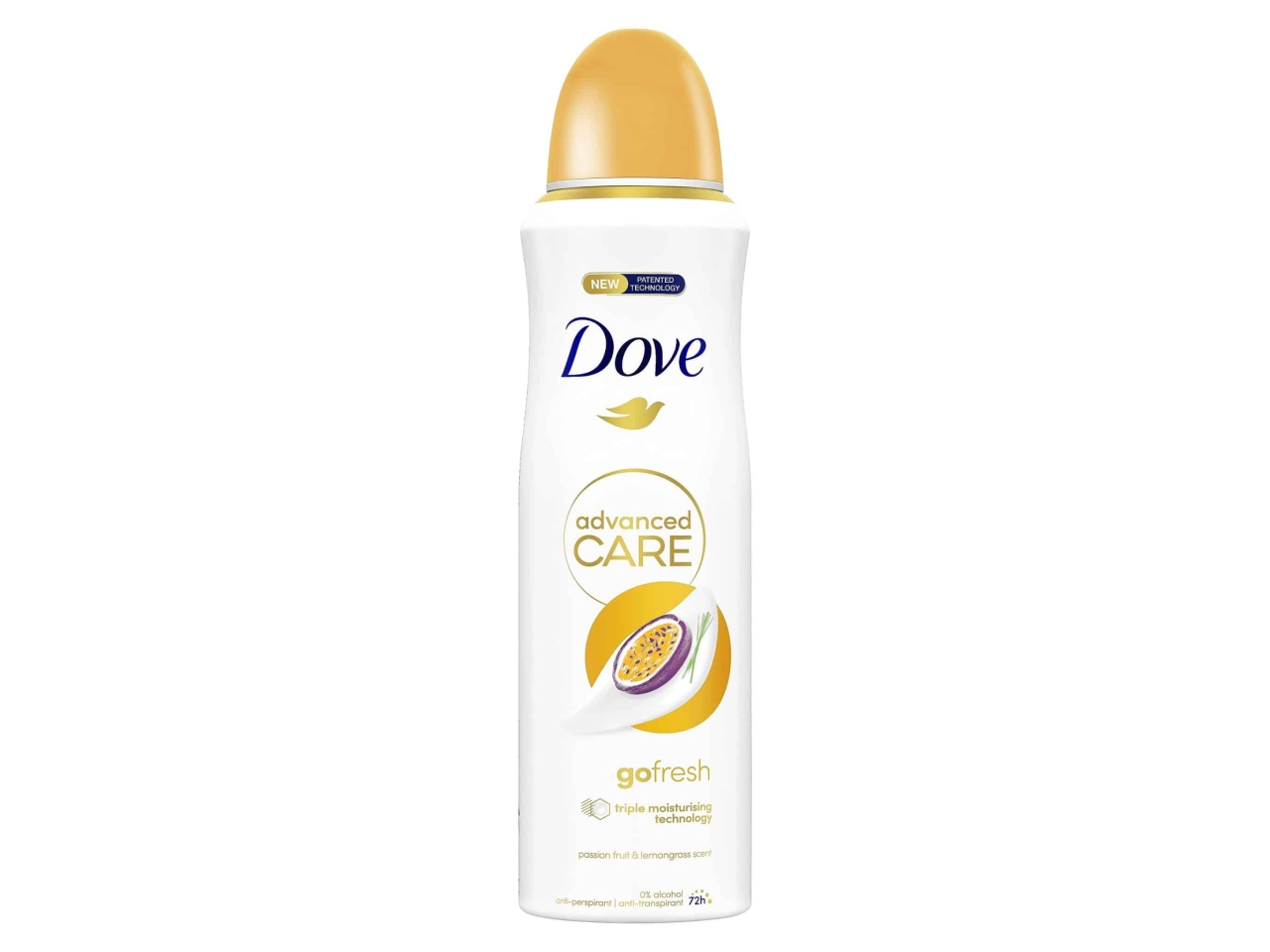 DOVE DEO SPRAY 200ML PASSION FRUIT RT11577 $