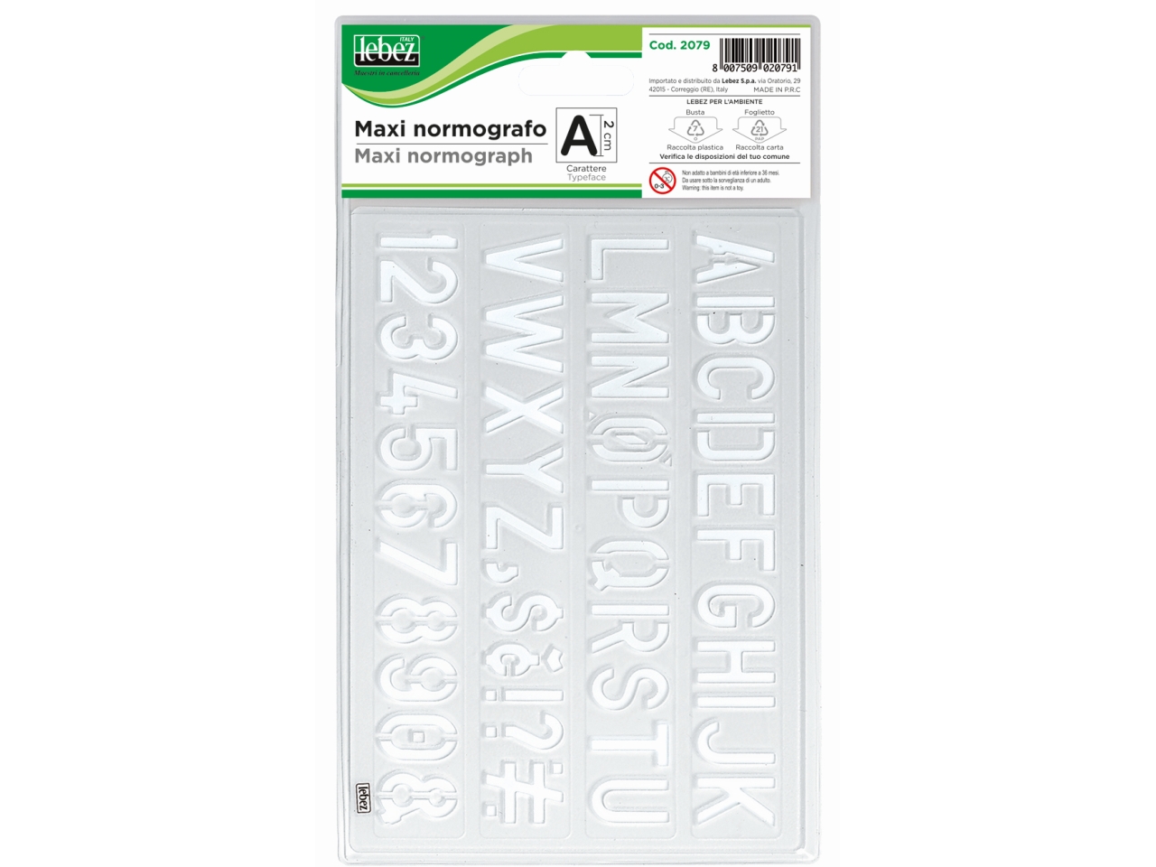 NORMOGRAFO MAXI 2079