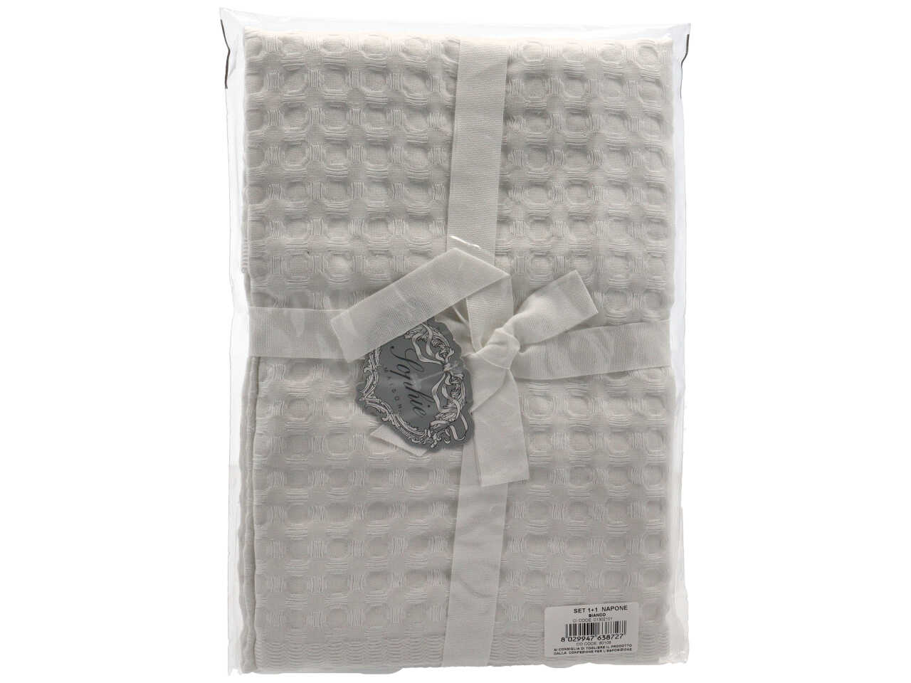 NAPONE SET ASCIGAMANI 1+1 BIANCO 01302101 NAPONE SET ASCIGAMANI 1+1 BIANCO 01302101