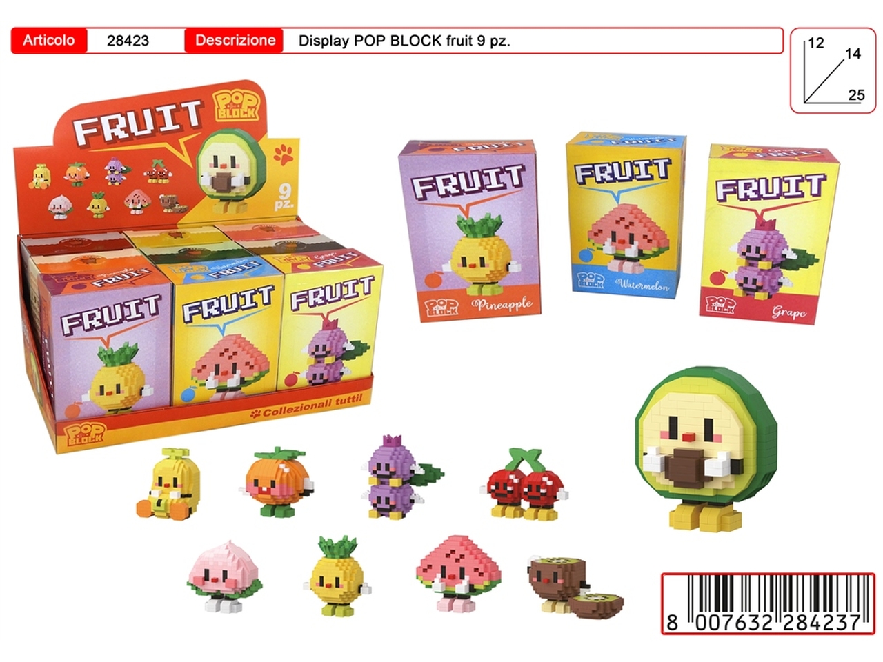 POP THE BLOCK FRUIT 28423 POP THE BLOCK FRUIT 28423