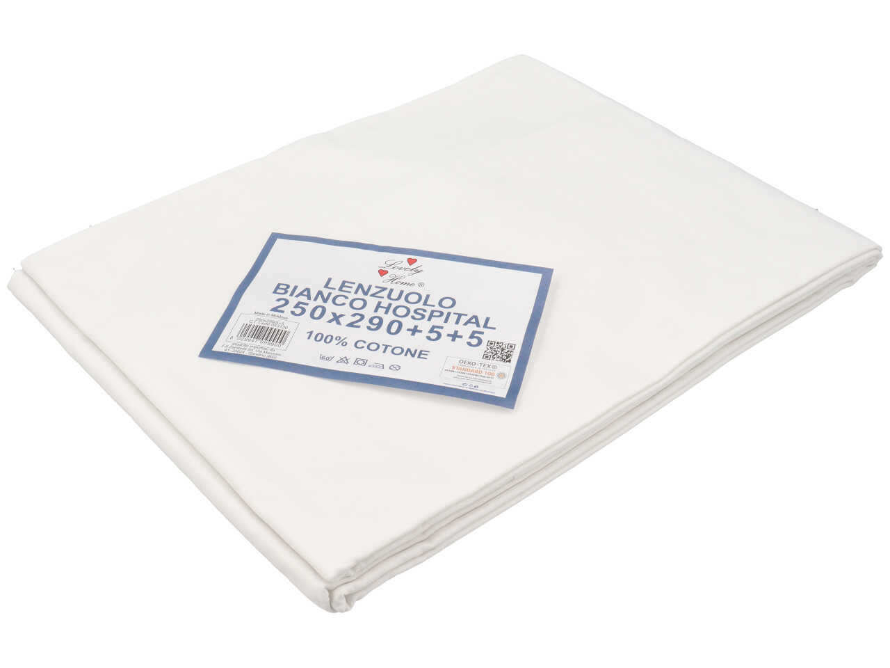 HOSPITAL LENZUOLA SOPRA 2P 250X290CM BIANCO 053130 HOSPITAL LENZUOLA SOPRA 2P 250X290CM BIANCO 053130