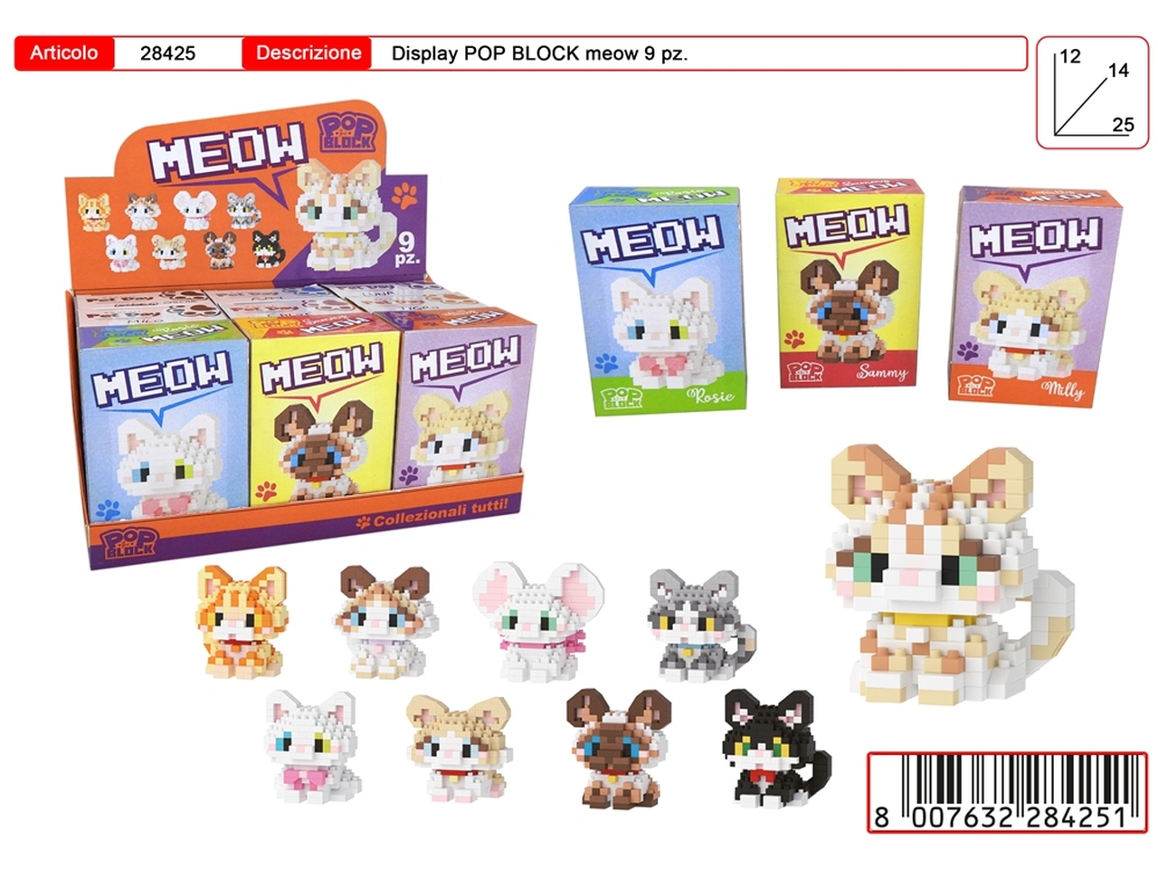 POP THE BLOCK MEOW 28425 POP THE BLOCK MEOW 28425