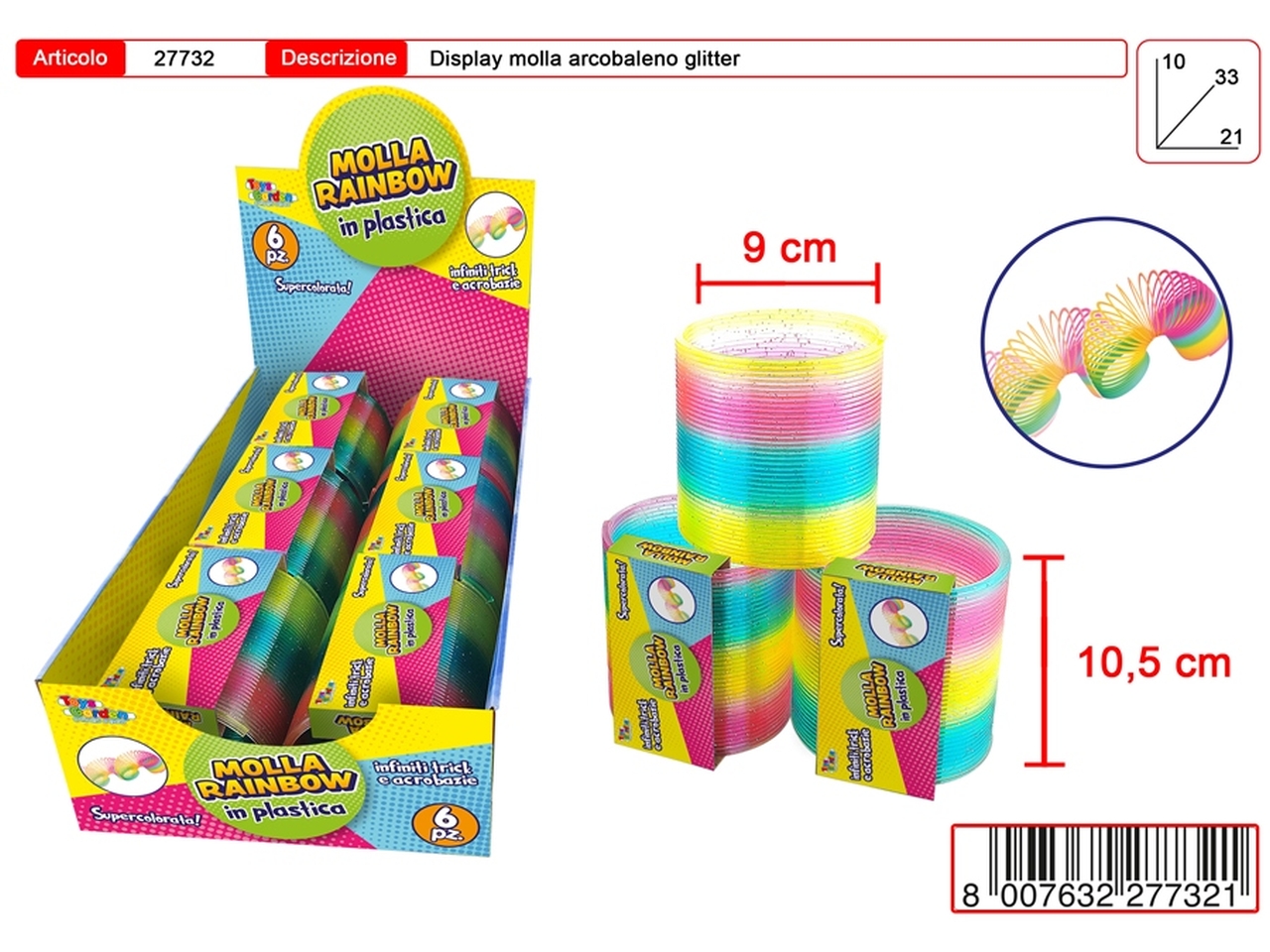 MOLLA ARCOBALENO GLITTER 27732