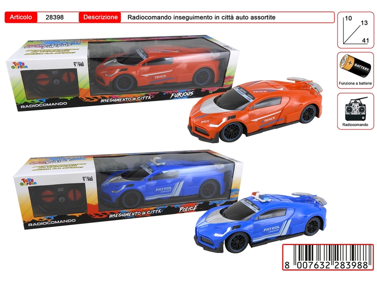 INSEGUIMENTO IN CITTA’ 1:16 28398
