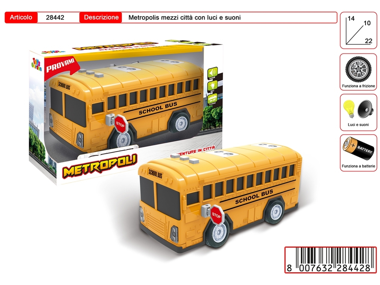 METROPOLI SCUOLA BUS 28442 METROPOLI SCUOLA BUS 28442