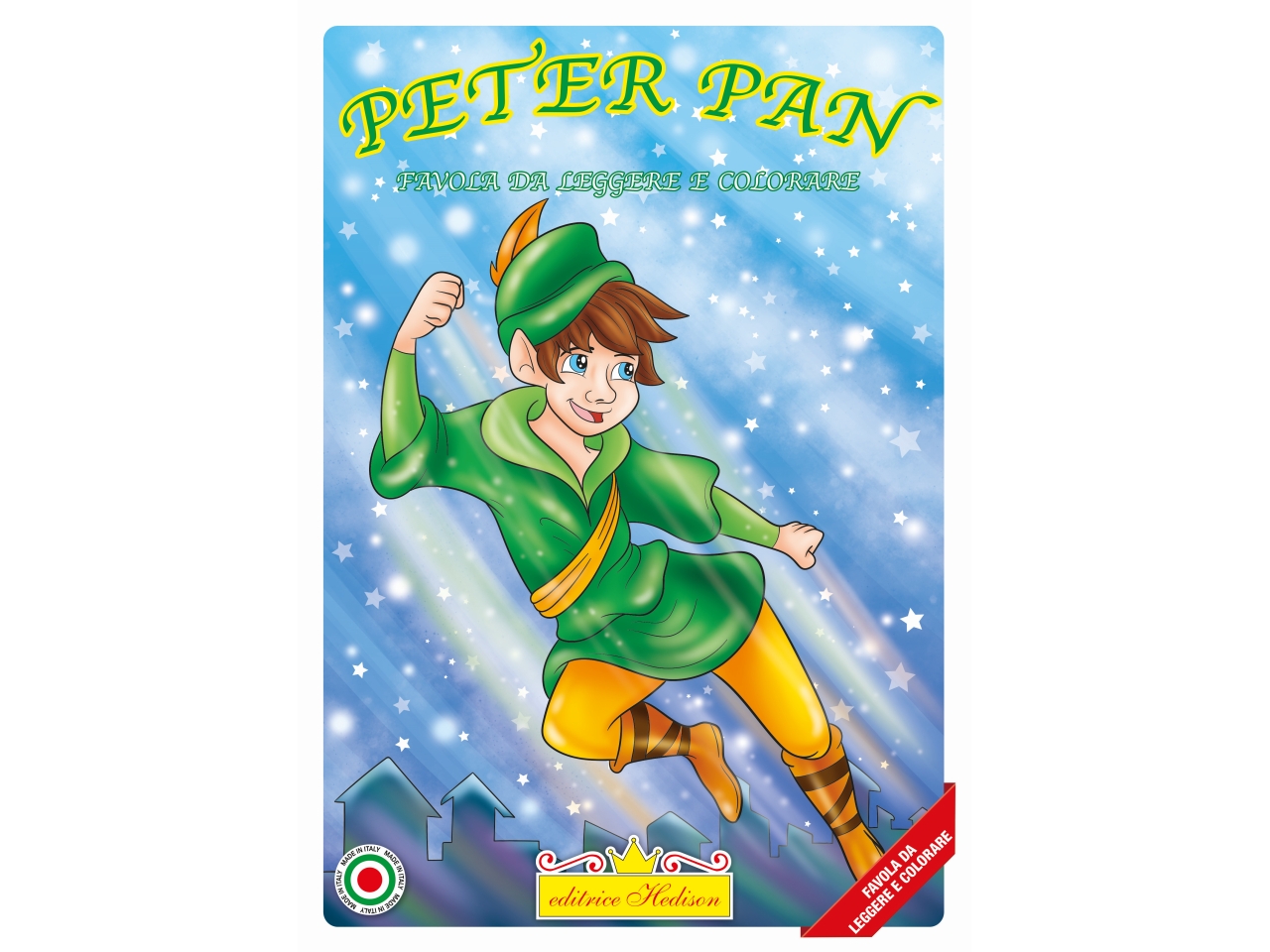 LIBRO DA LEGGERE E COLORARE PETER PAN 6406