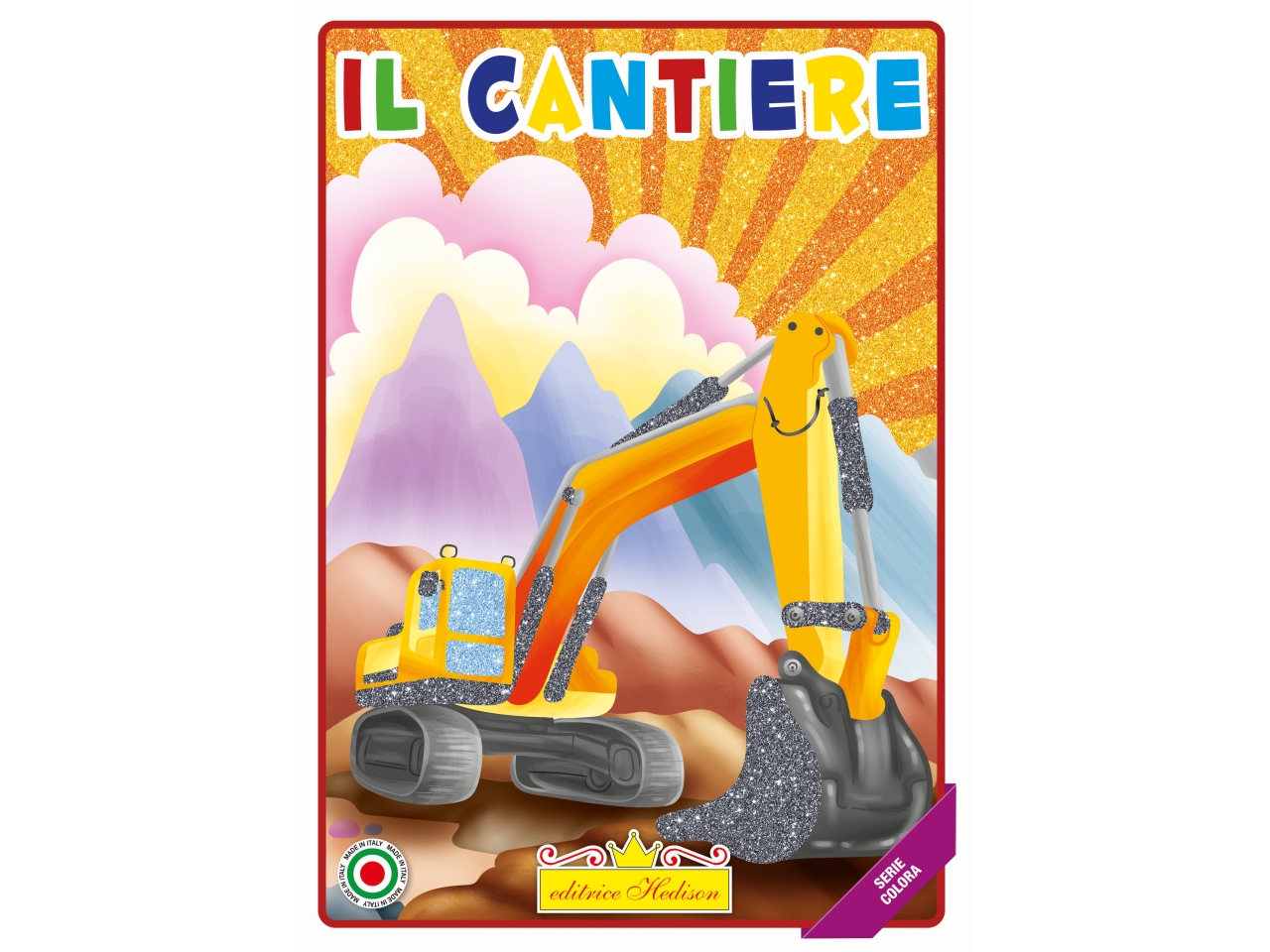 LIBRO DA LEGGERE E COLORARE IL CANTIERE 4999
