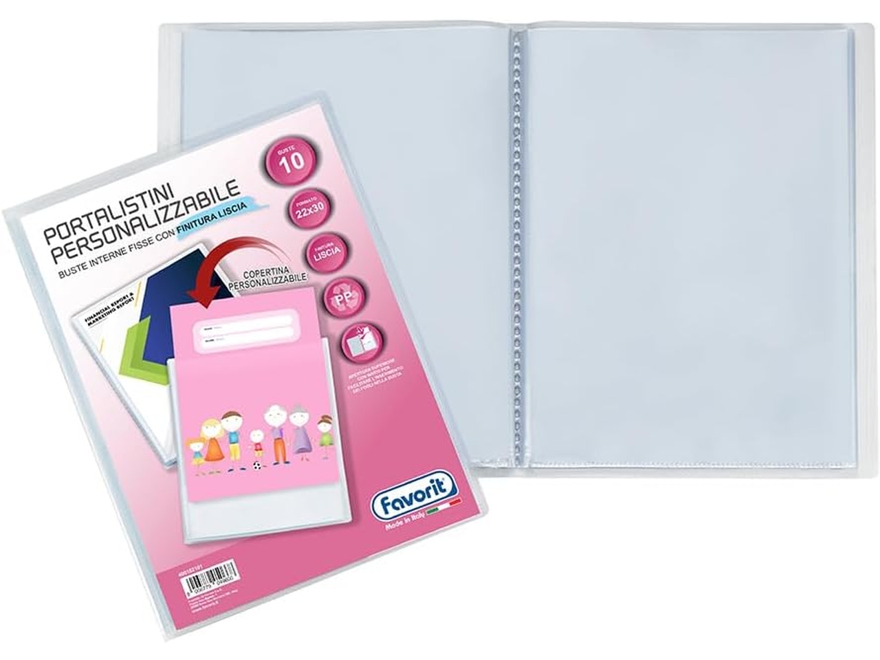 PORTALISTINO PERSONALIZ. 22X30CM 10B. 400182101