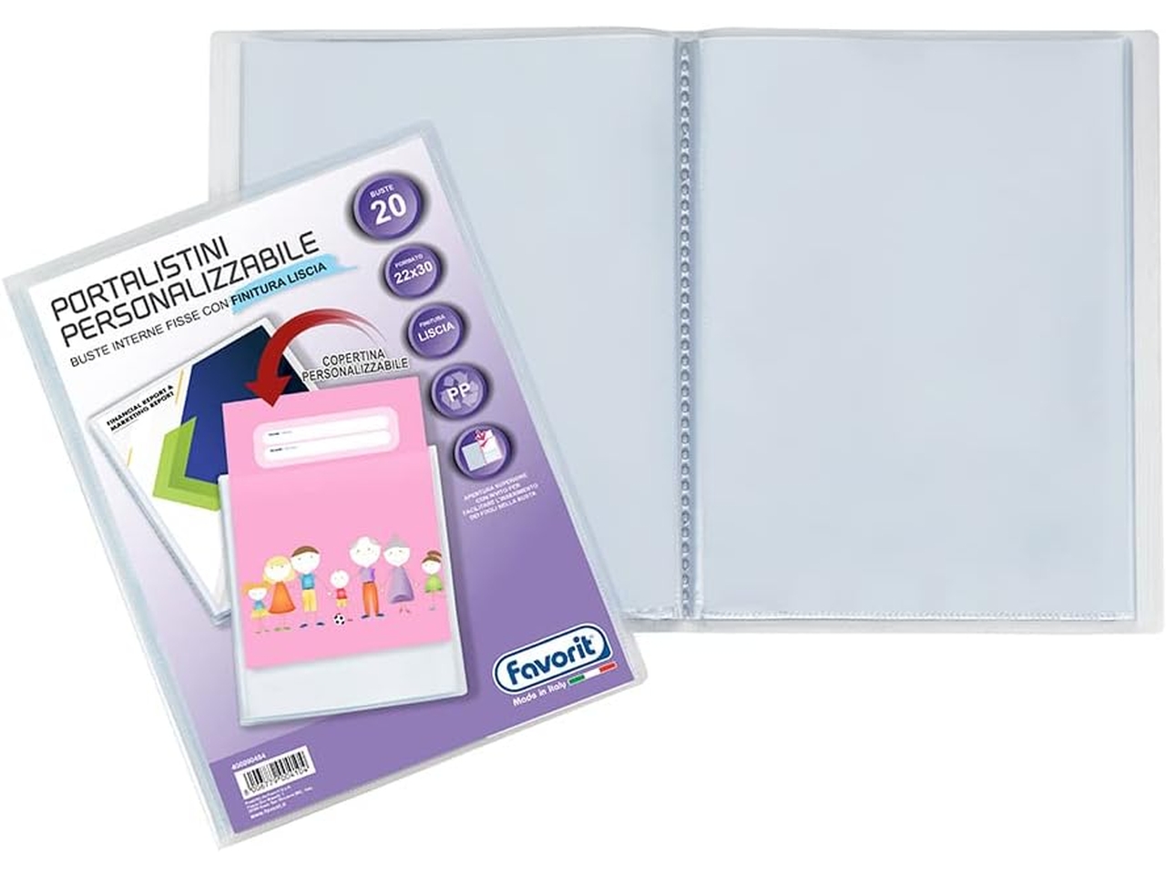 PORTALISTINO PERSONALIZ. 22X30CM 20B. 400090484