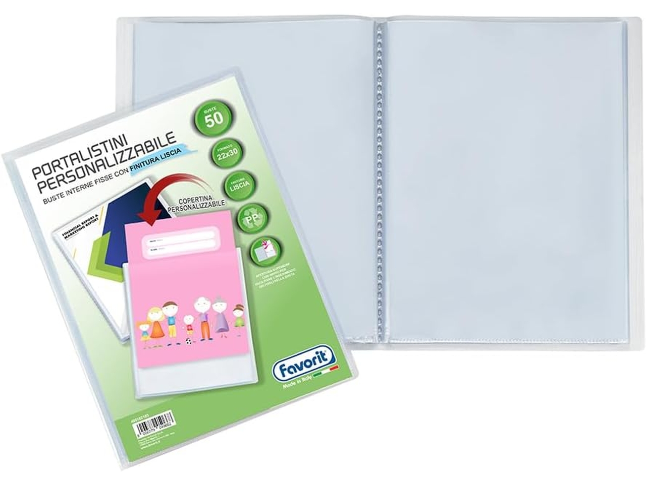 PORTALISTINO PERSONALIZ. 22X30CM 50B. 400182103