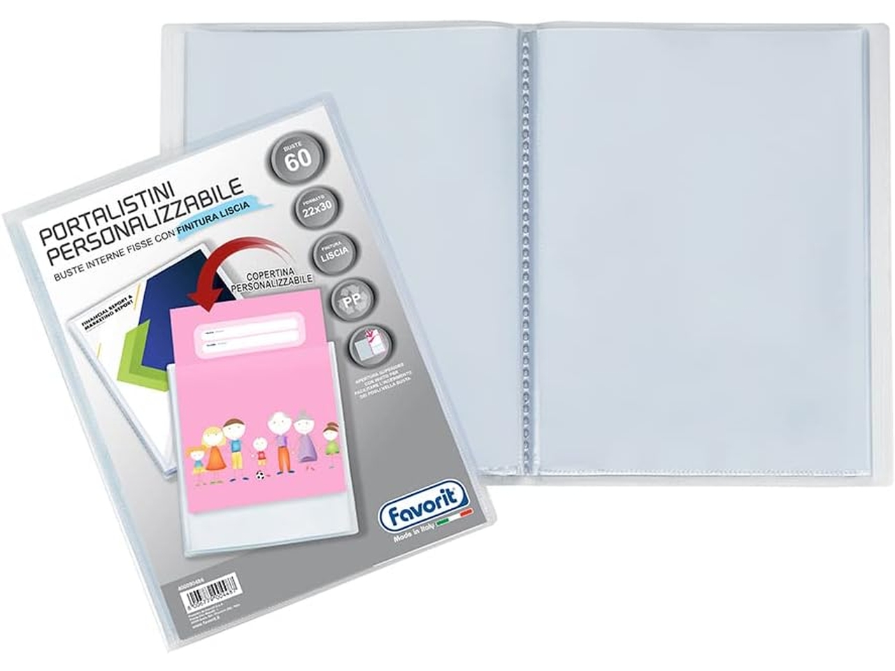 PORTALISTINO PERSONALIZ. 22X30CM 60B. 400090486