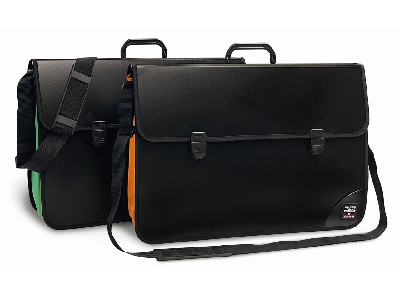 VALIGETTA C/SOFFIETTO 52X37CM NERA 0256N