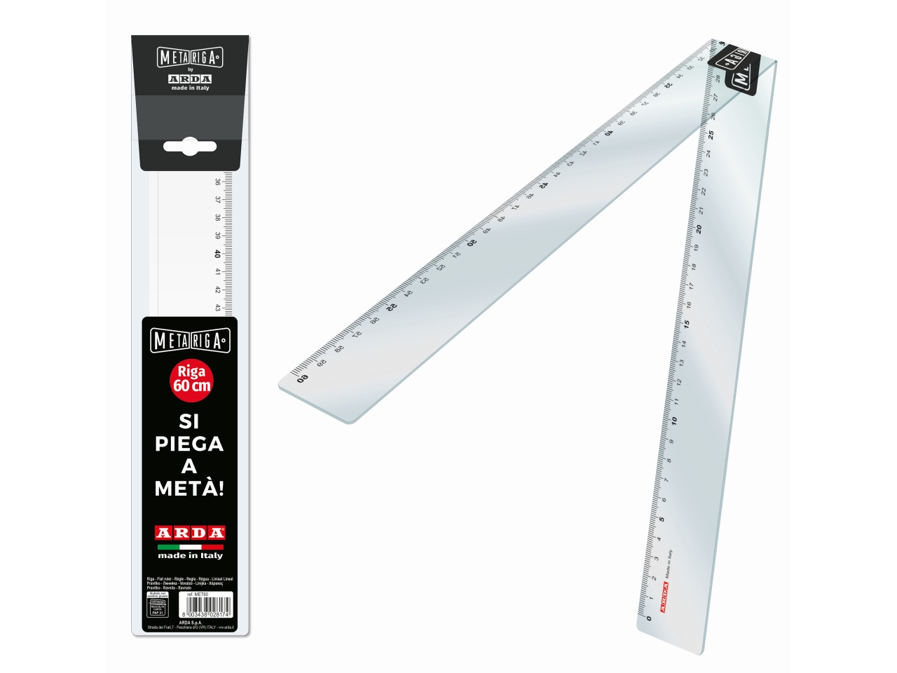 METARIGA RIGA PIEGHEVOLE 60CM MET60SS