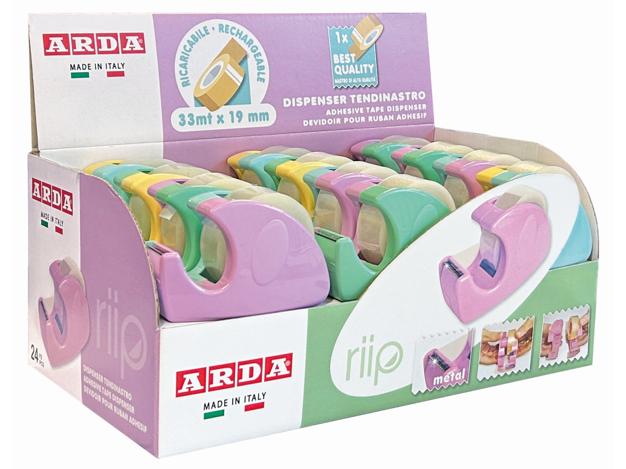 CHIOCCIOLA RIIP C/NASTRO ADES. 19MMX33MT C1347P2