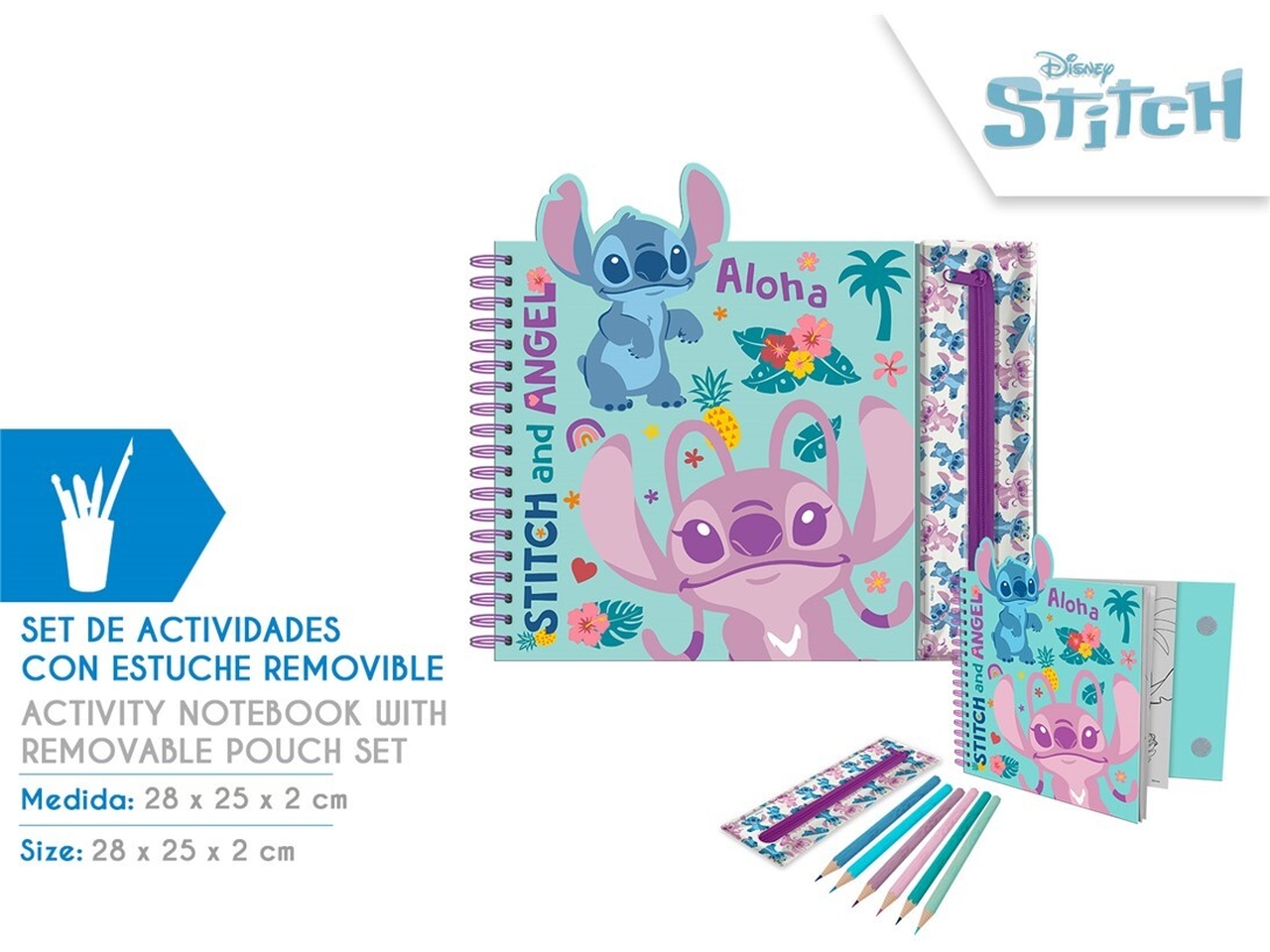 STITCH LIBRO DI ATTIVITA’ CON CUSTODIA ST00080