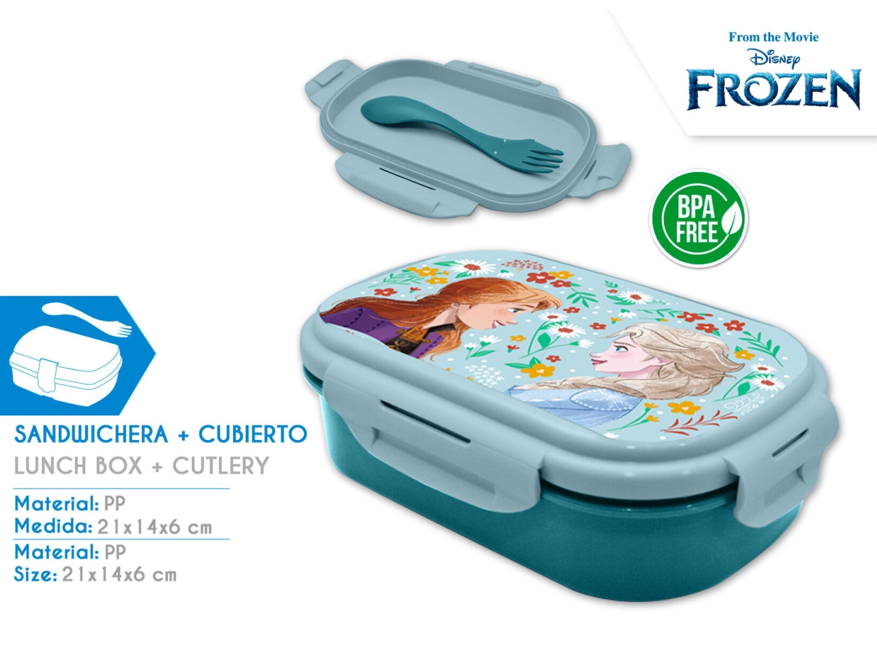 FROZEN PORTA PANINO CON POSATE FR50014