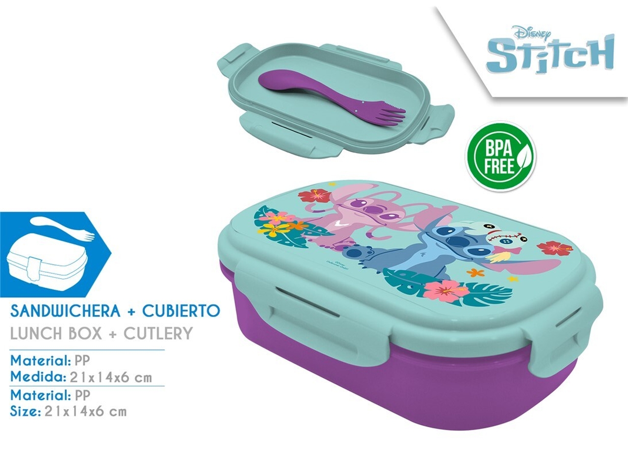 STITCH PORTA PANINO CON POSATE ST00091