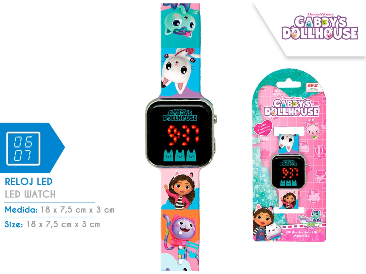GABB’S DOLLHOUSE OROLOGIO LED GD00019