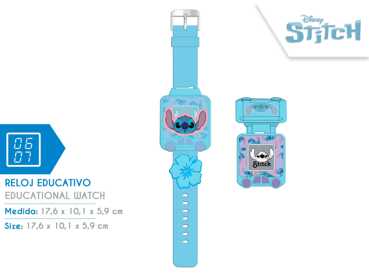 STITCH OROLOGIO EDUCATIVO LAS4163