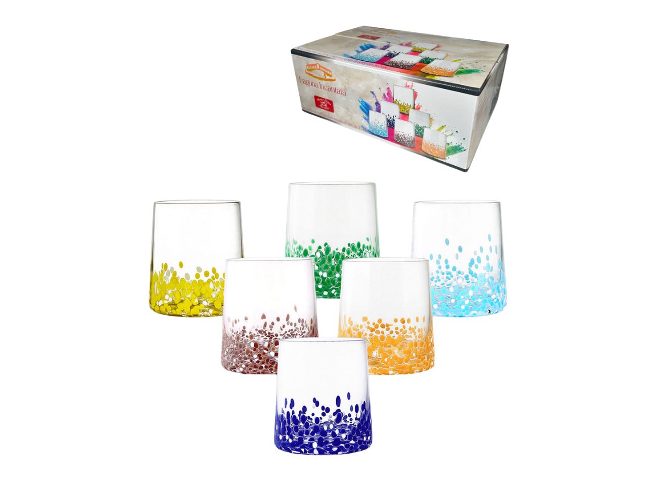 TUMBLER LAGUNA INCANTATA 6PZ 58823