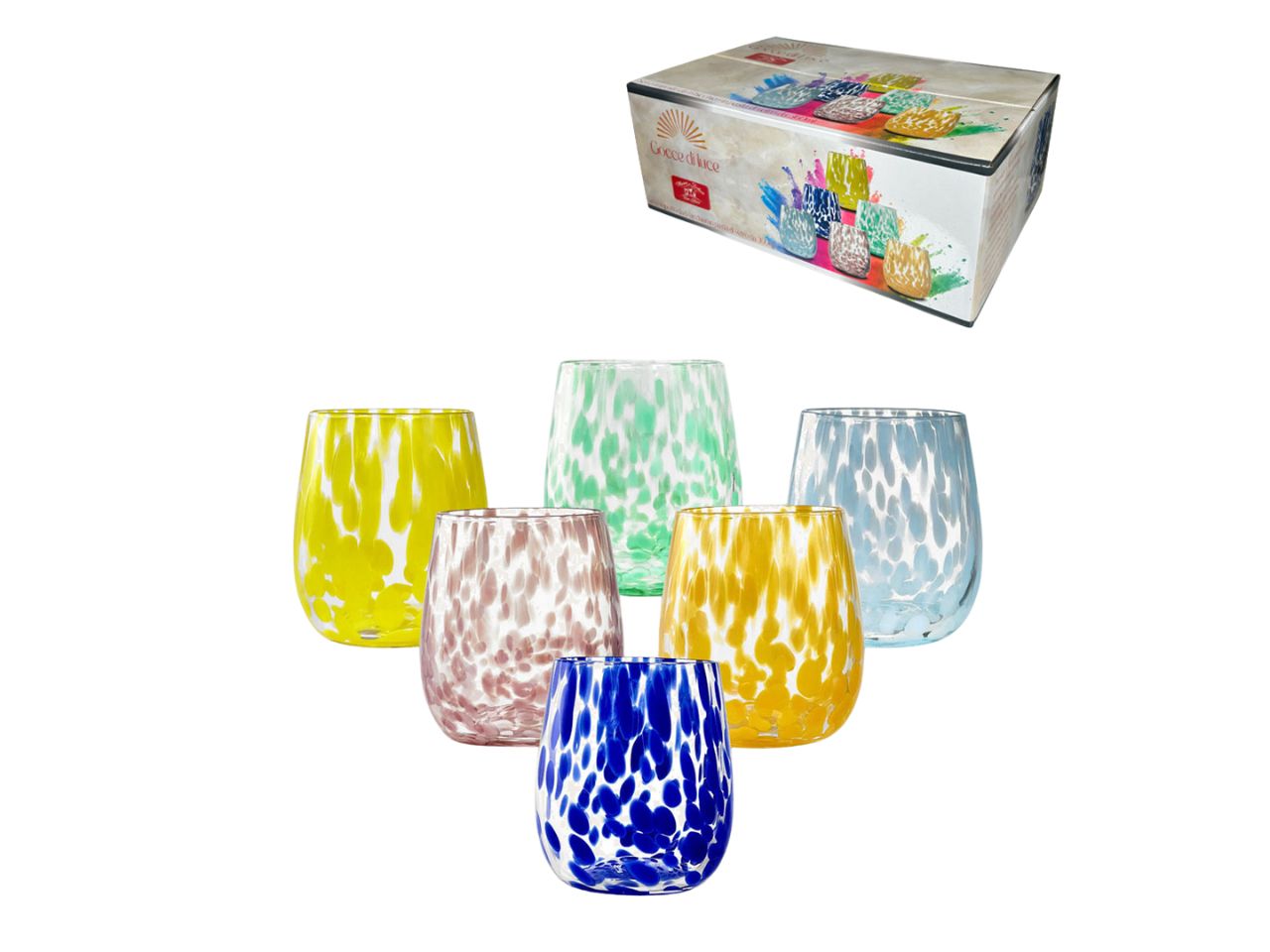 TUMBLER GOCCE DI LUNA 6PZ 58824