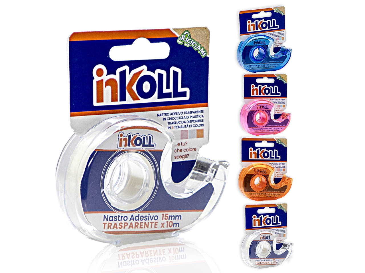 INKOLL CHIOCCIOLINA NASTRO ADES. 15X10MT 01300185
