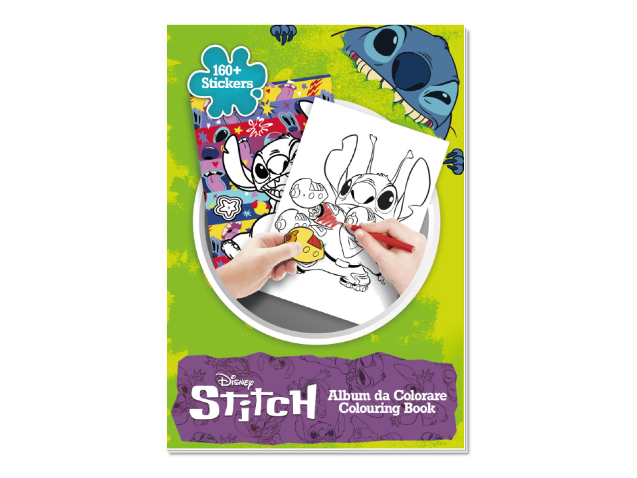 STITCH ALBUM DA COLORARE C/STICKERS 06971640 STITCH ALBUM DA COLORARE C/STICKERS 06971640
