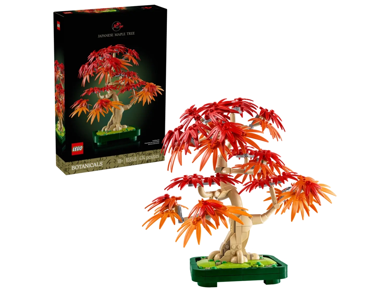 LEGO BOTANICALS BONSAI ACERO ROSSO GIAPPO. 10348