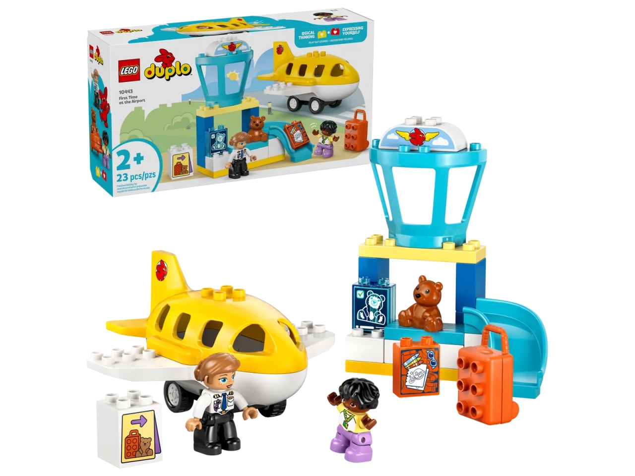 LEGO DUPLO TOWN LA PRIMA VOLTA IN AEROPORTO 10443