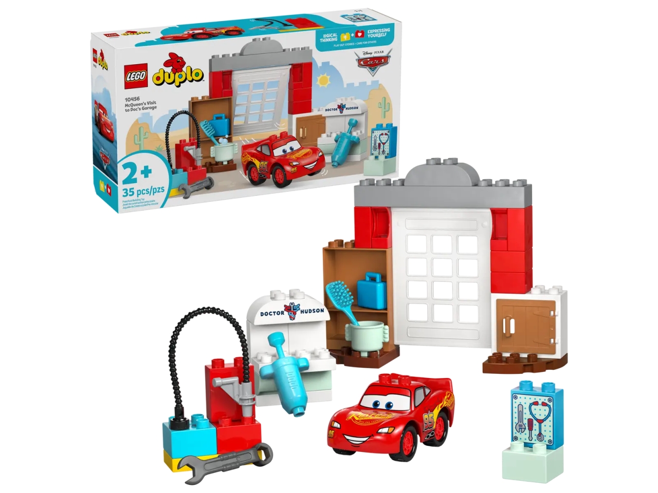 LEGO DUPLO DISNEY LA VISITA DI MCQUEEN 10456