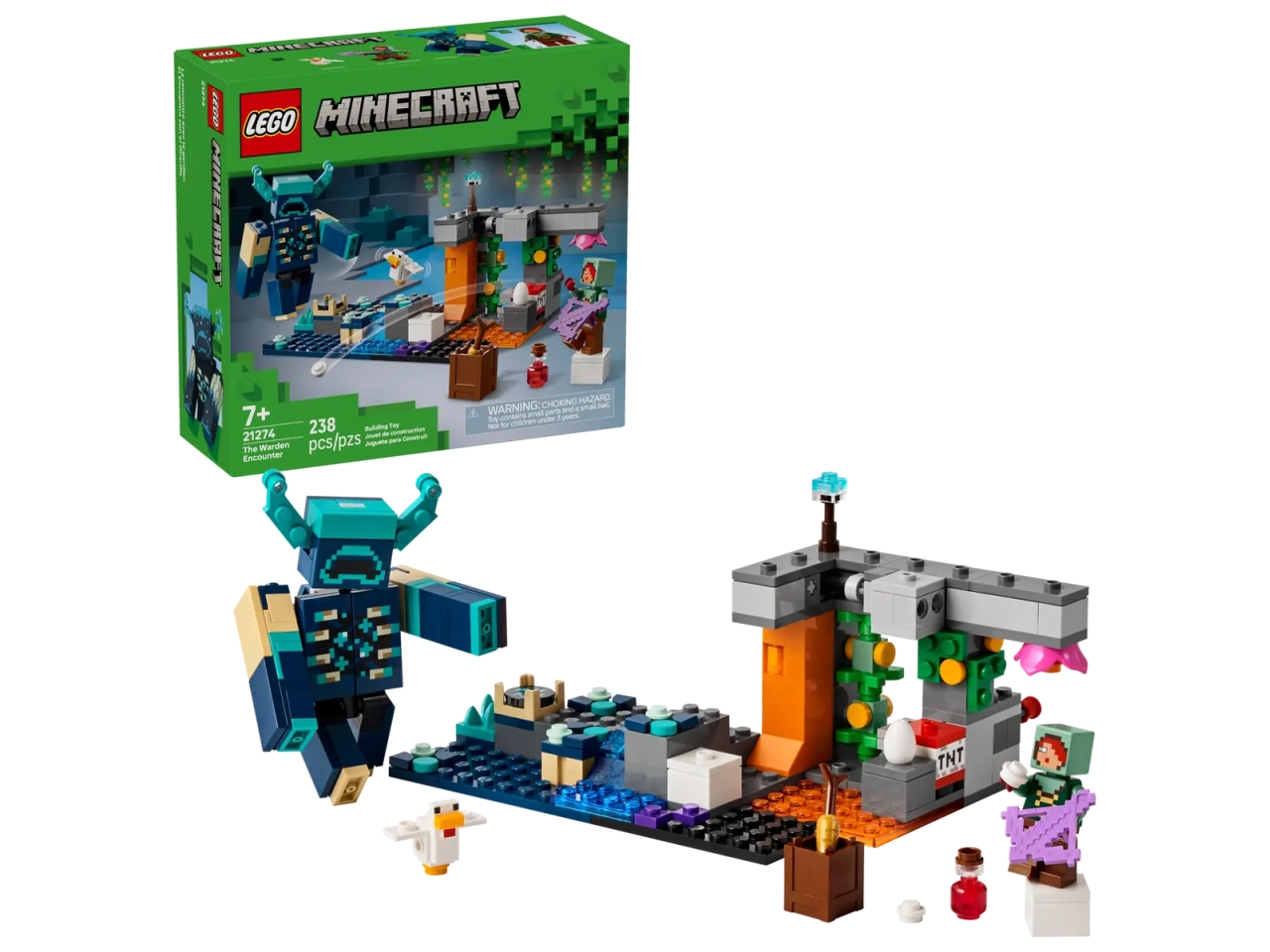 LEGO MINECRAFT INCONTRO CON IL SORVEGLIANTE 21274 LEGO MINECRAFT INCONTRO CON IL SORVEGLIANTE 21274
