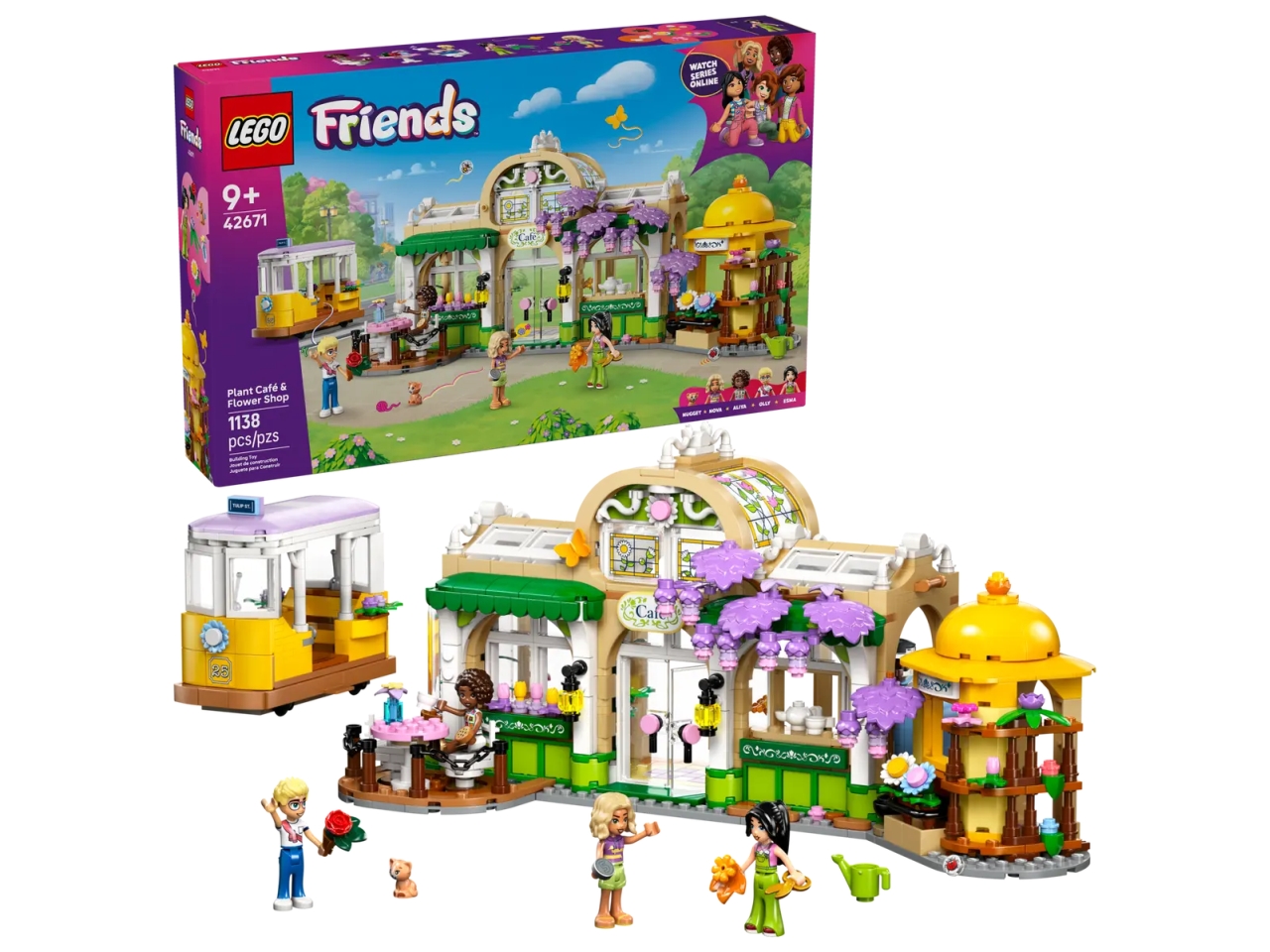 LEGO FRIENDS CAFFE’ PIANTE NEGOZIO FIORI 42671