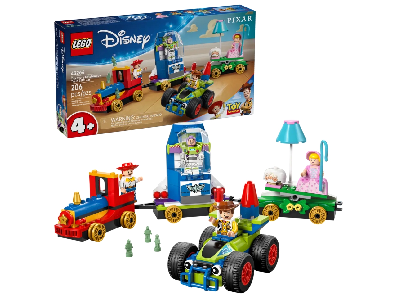 LEGO DISNEY PIXAR TOY STORY: TRENO E AUTO RC 43264