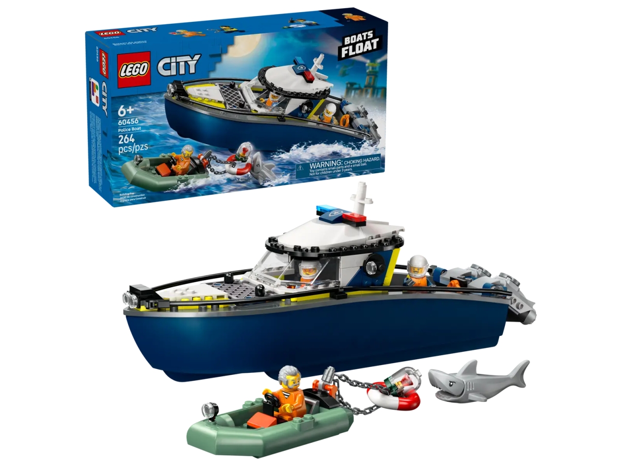 LEGO CITY POLICE MOTOSCAFO DELLA POLIZIA 60456