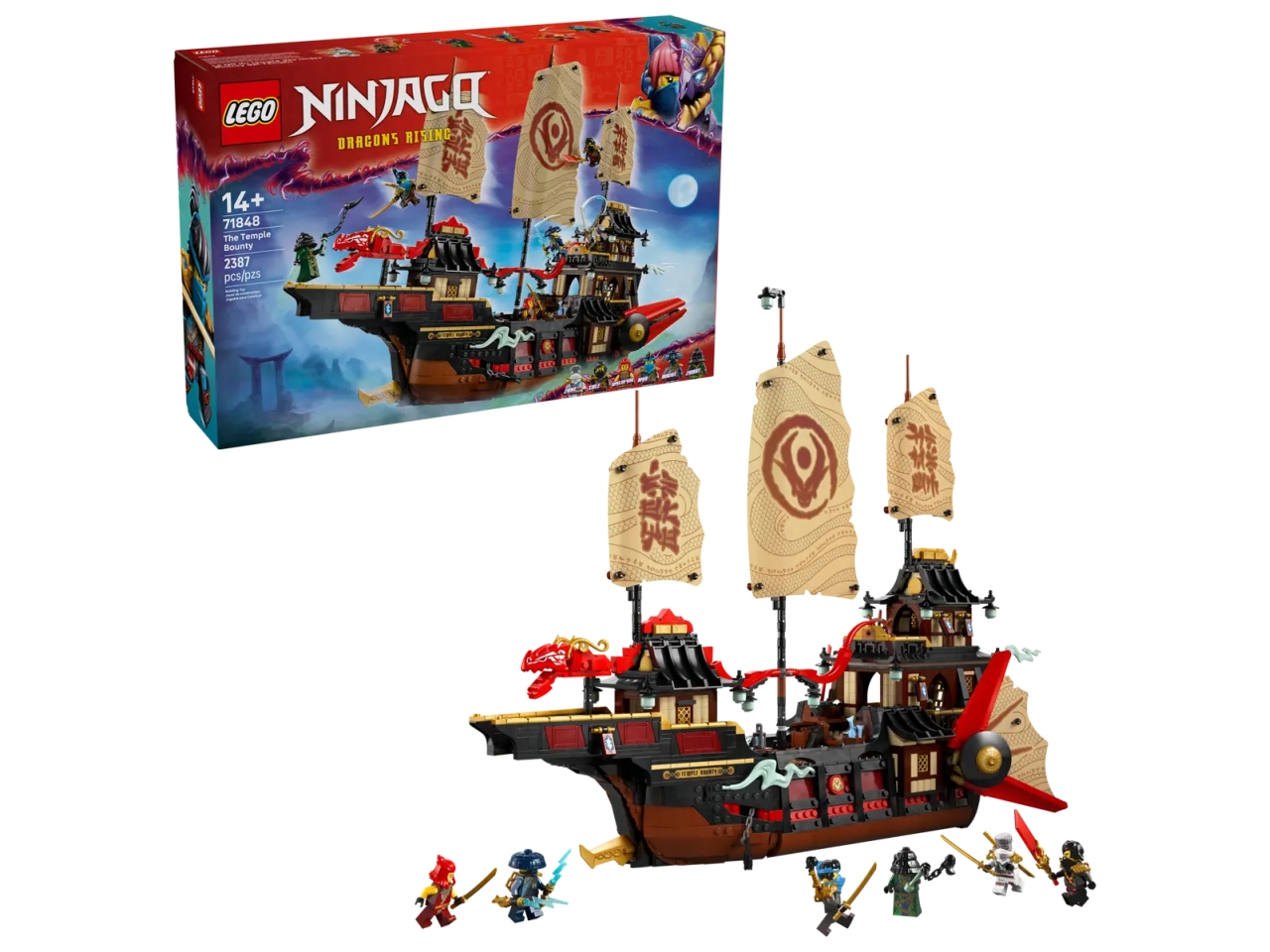 LEGO NINJAGO IL BOUNTY DEL TEMPIO 71848
