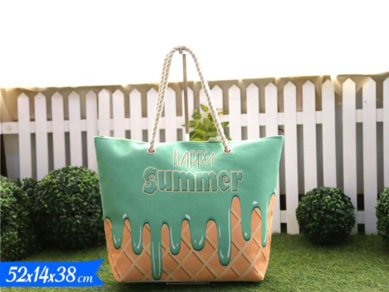 BORSA MARE GELATO VERDE 737313 BORSA MARE GELATO VERDE 737313