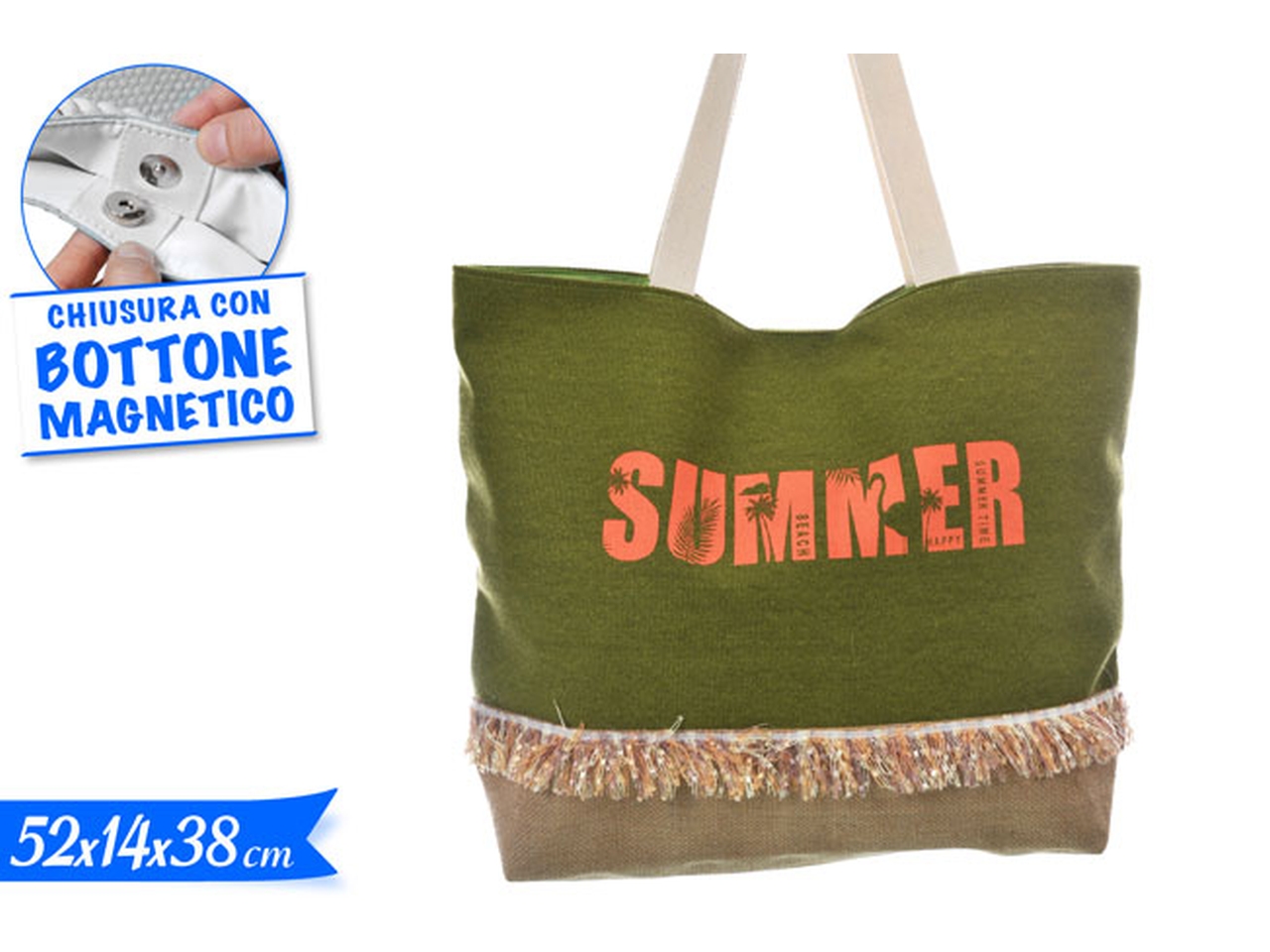 BORSA MARE SUMMER VERDE 737320 BORSA MARE SUMMER VERDE 737320