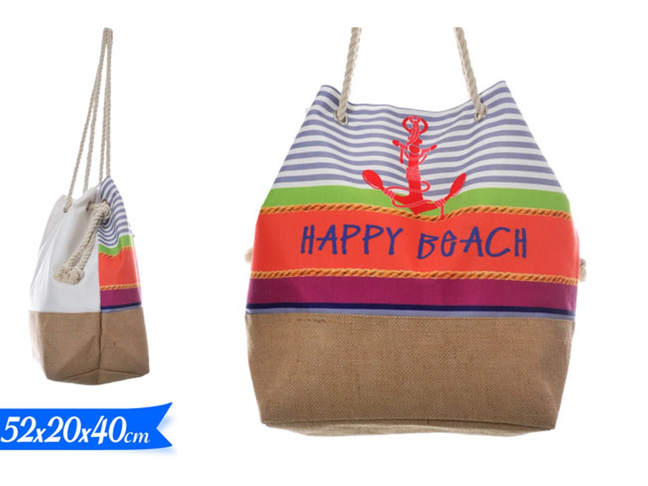 SACCO MARE C/ANCORA ARANCIONE 737339 SACCO MARE C/ANCORA ARANCIONE 737339