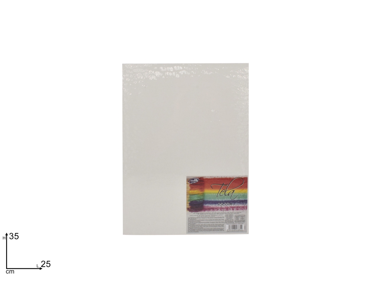 CARTONE TELATO PER DIPINGERE 25X35CM DSO21000071