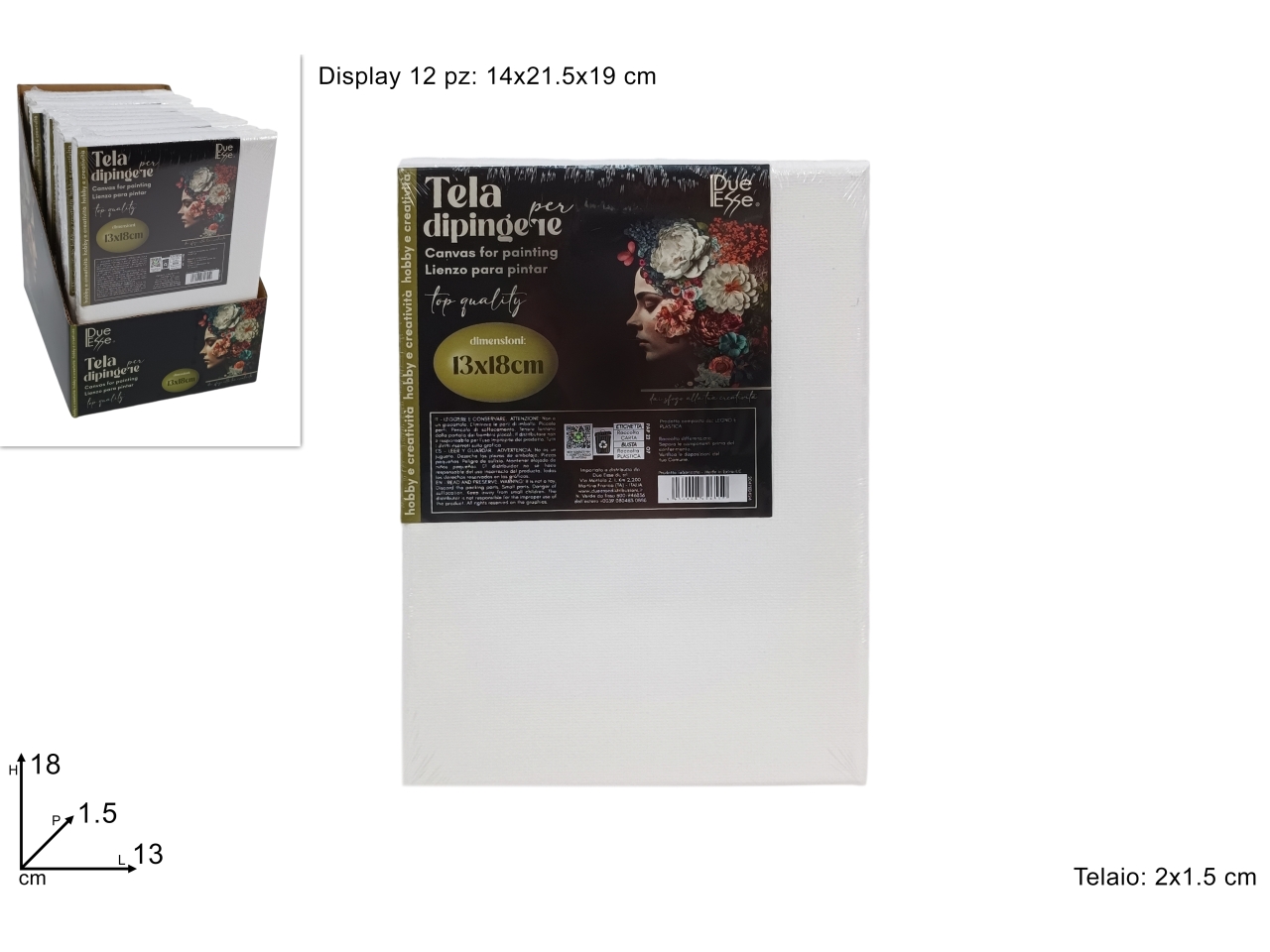 TELA PER DIPINGERE 13X18CM DSO23000021