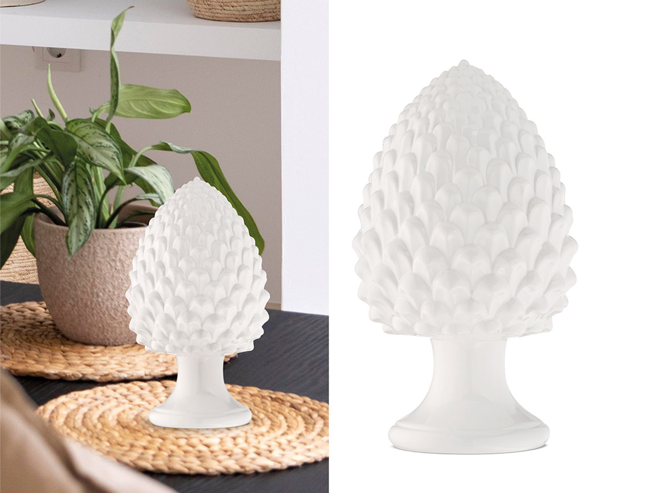 PIGNA CERAMICA 38CM BIANCA 24001PW PIGNA CERAMICA 38CM BIANCA 24001PW