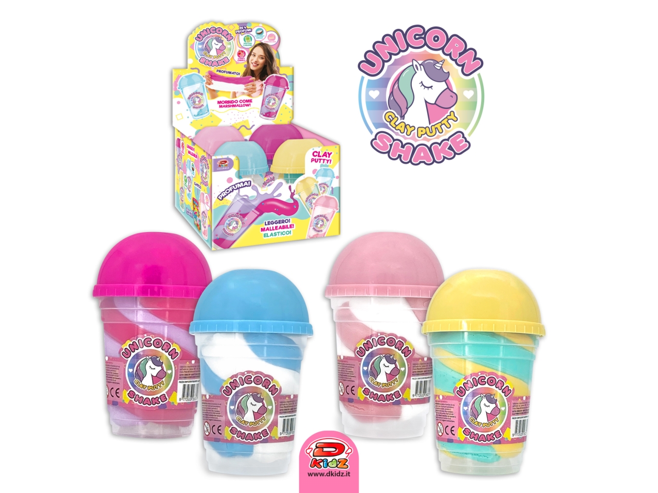 UNICORN SHAKE CLAY PUTTY DIP77498
