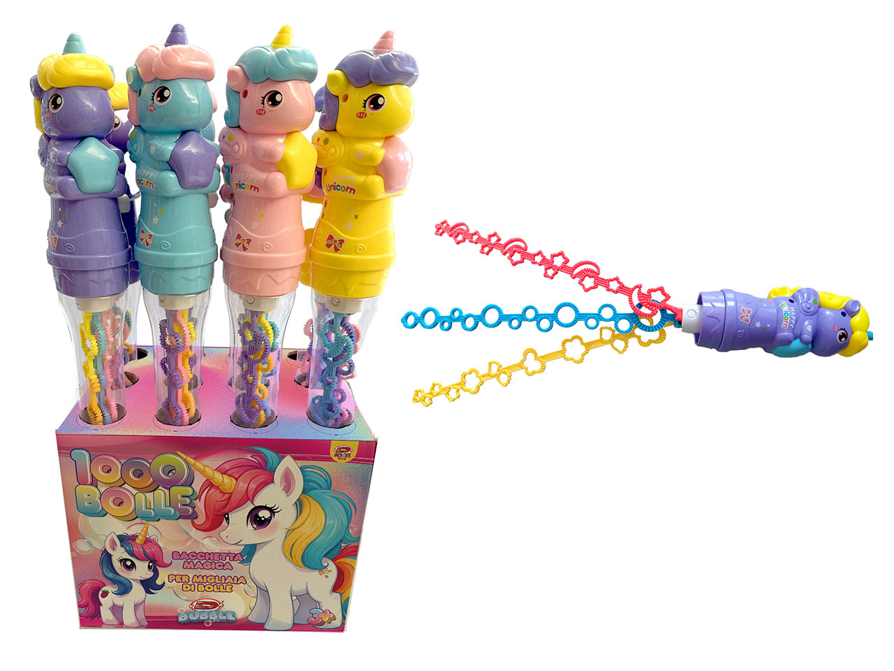 BACCHETTA MAGICA MILLE BOLLE UNICORNO DIP77712