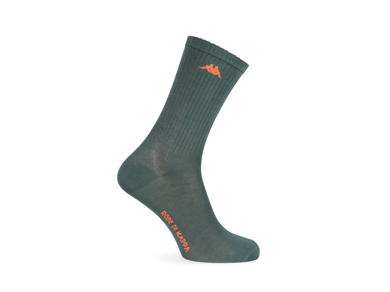 CALZA CORTA UOMO COTONE RDK859.M verd./aran. 39/42