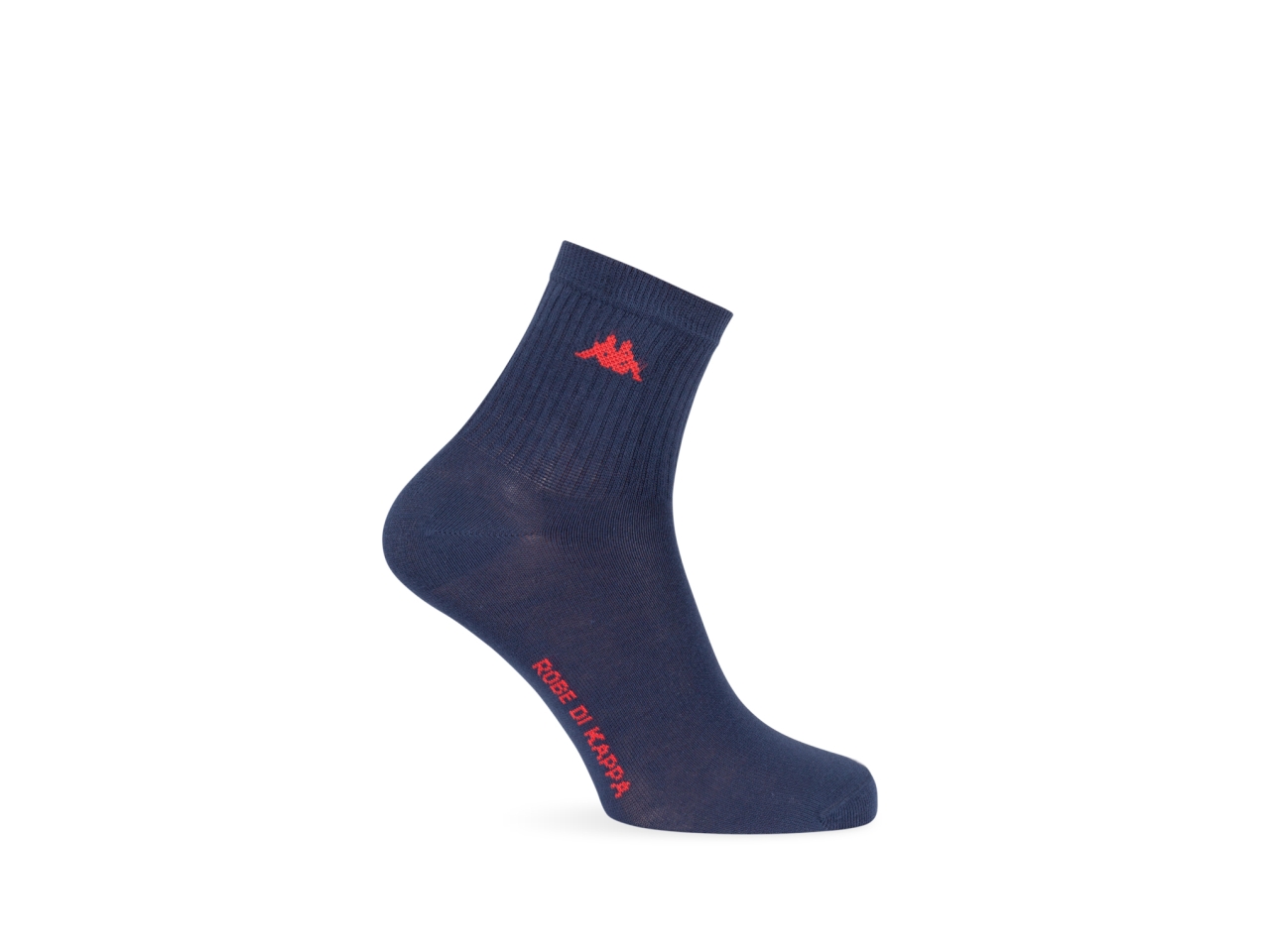 MINICALZA UOMO COTONE RDK861.M BLU/ROSSO 39/42