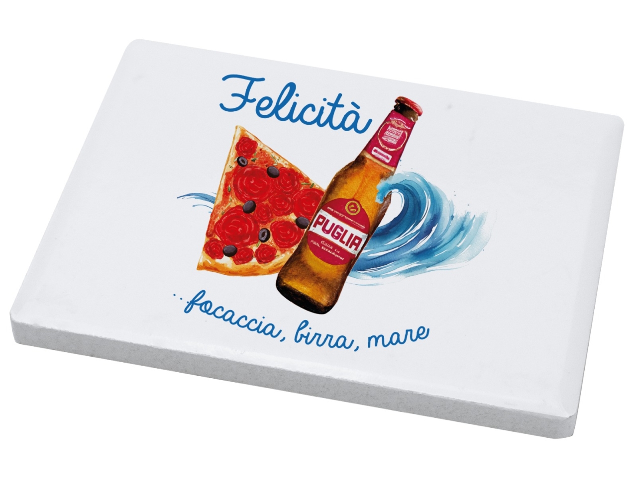 MAGNETE RETT. 5X7CM FOCACCIA E BIRRA 101CB 3 RP MAGNETE RETT. 5X7CM FOCACCIA E BIRRA 101CB 3 RP