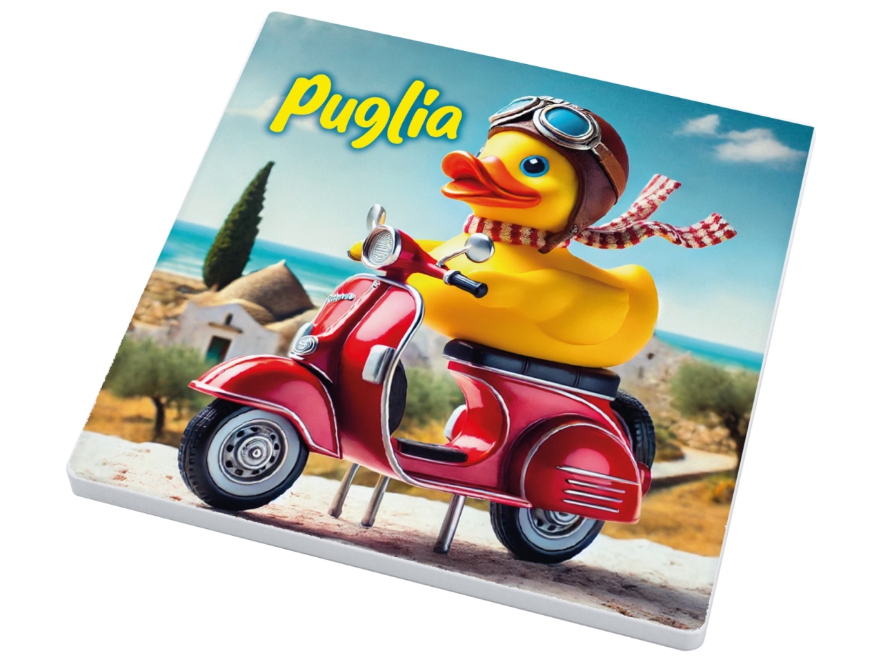 MAGNETE QUADRATO 7,5X7,5CM VESPA 102PA O MAGNETE QUADRATO 7,5X7,5CM VESPA 102PA O