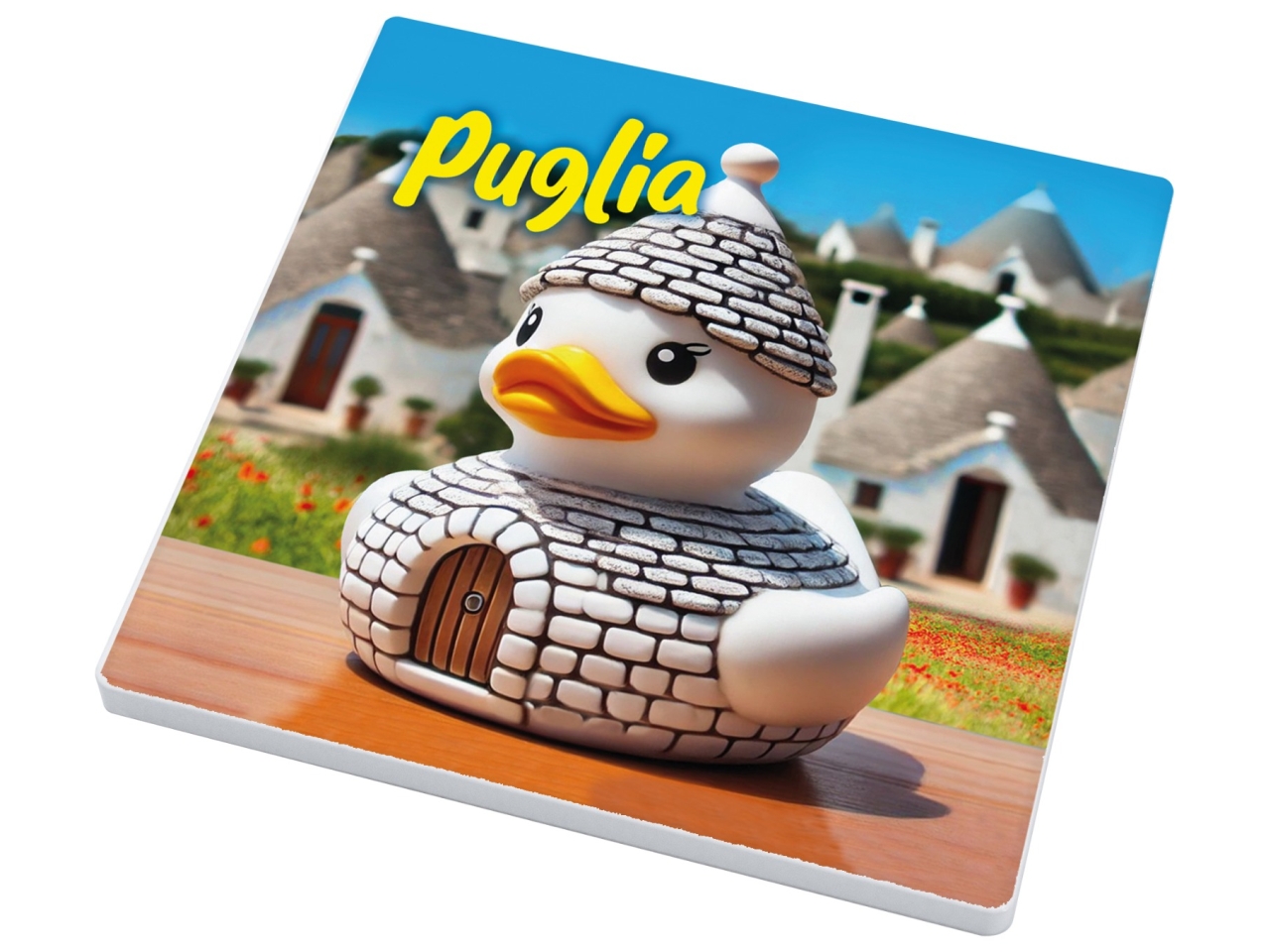 MAGNETE QUADRATO 7,5X7,5CM TRULLO 102PA I MAGNETE QUADRATO 7,5X7,5CM TRULLO 102PA I