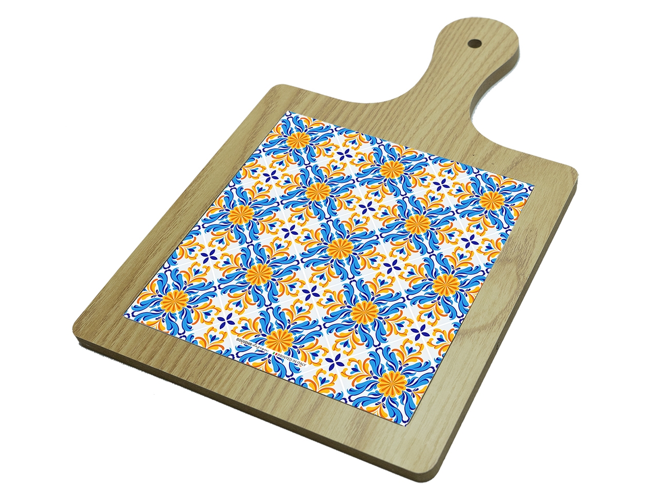 TAGLIERE QUADRATO 15X15CM AZZURRO/GIALLO 20GENE F TAGLIERE QUADRATO 15X15CM AZZURRO/GIALLO 20GENE F